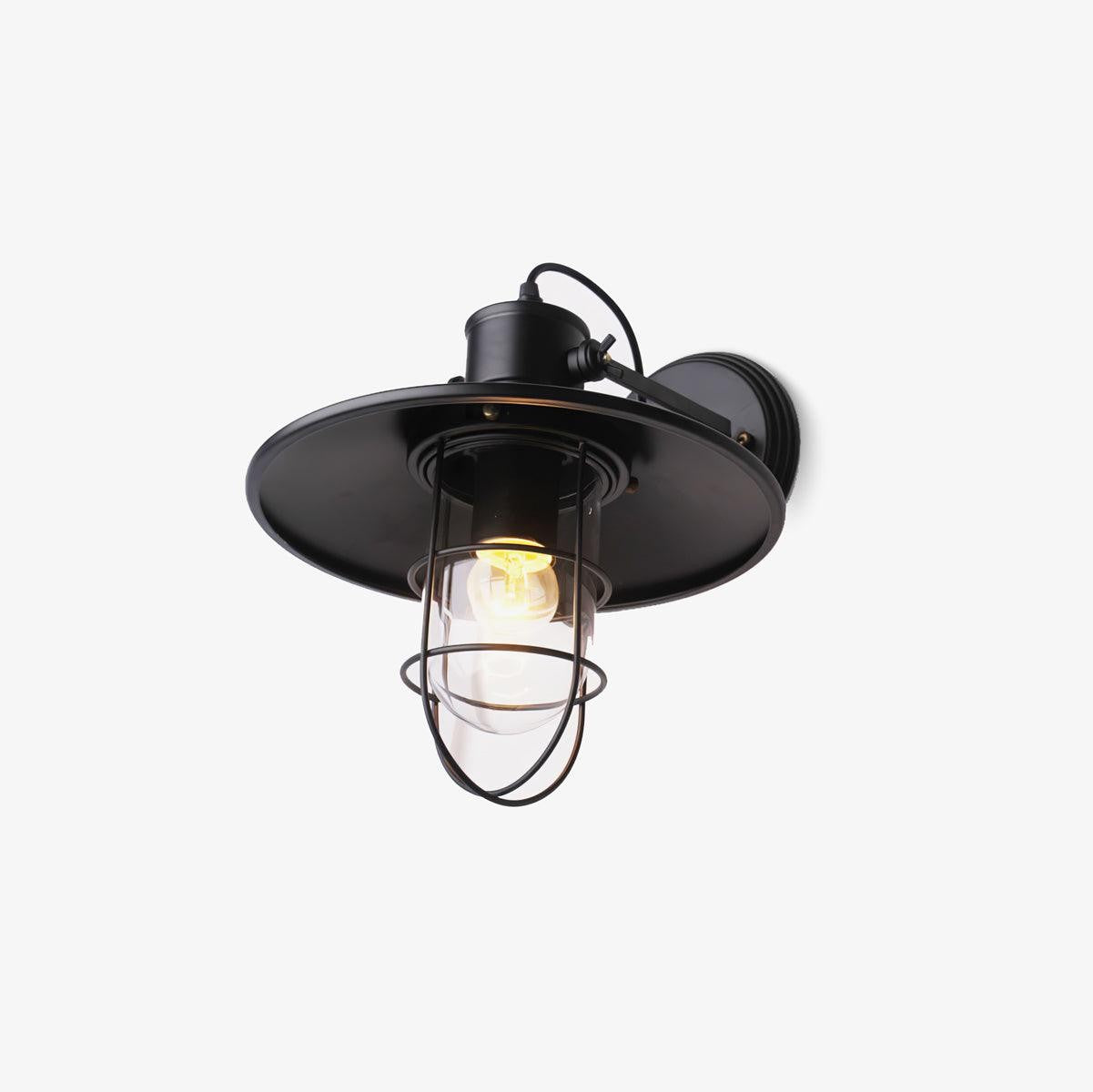 Harbour Industrial Glass Wall Light