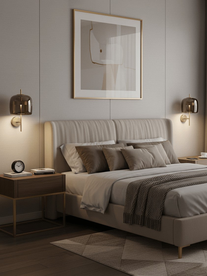 Hourglass Glass Wall Sconce