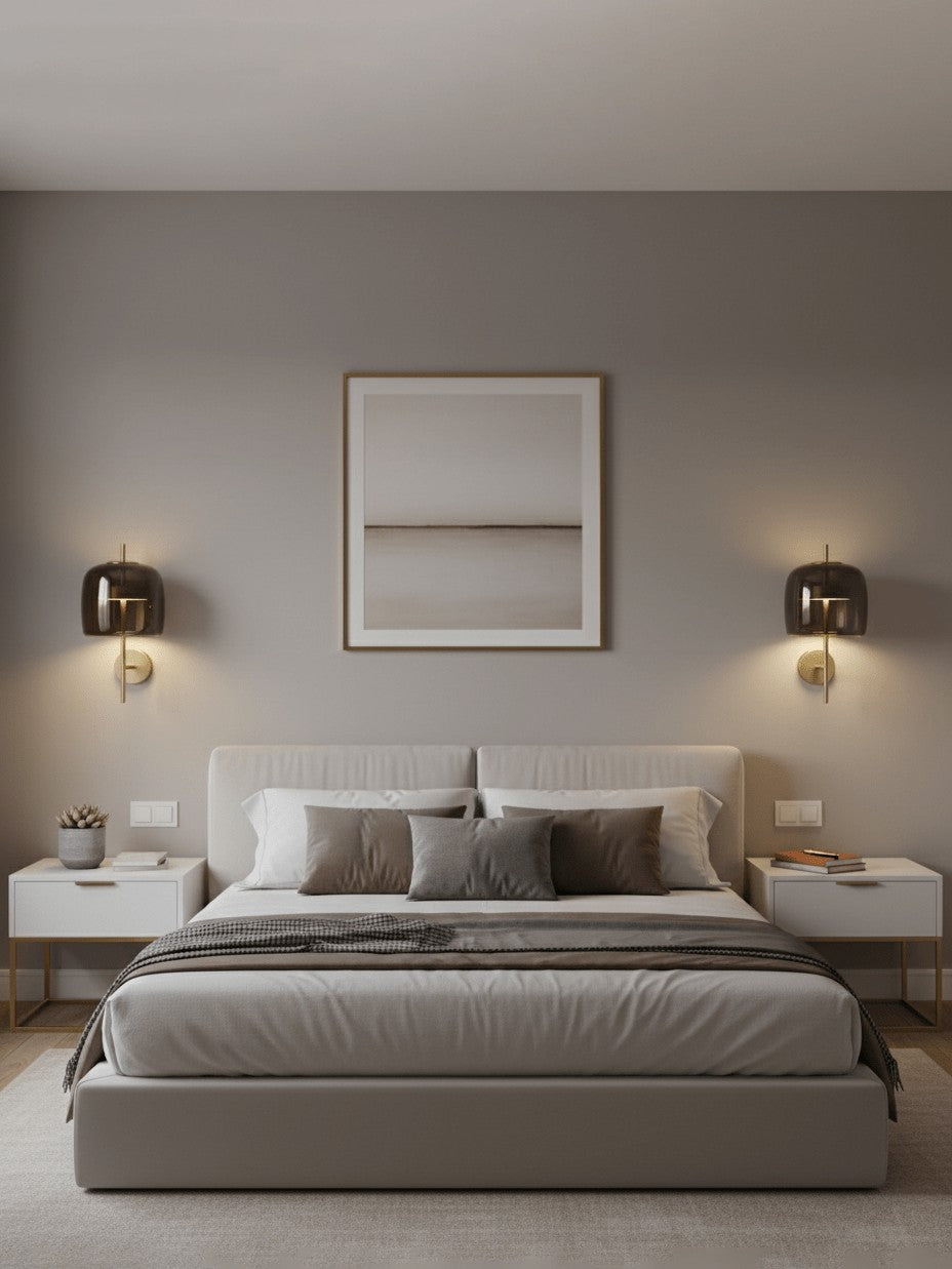 Hourglass Glass Wall Sconce