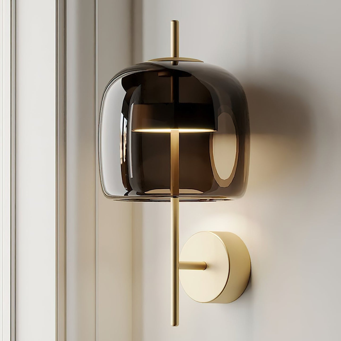 Hourglass Glass Wall Sconce