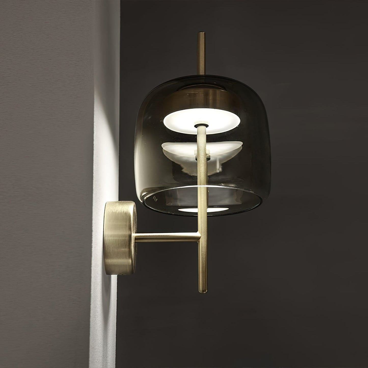 Hourglass Glass Wall Sconce