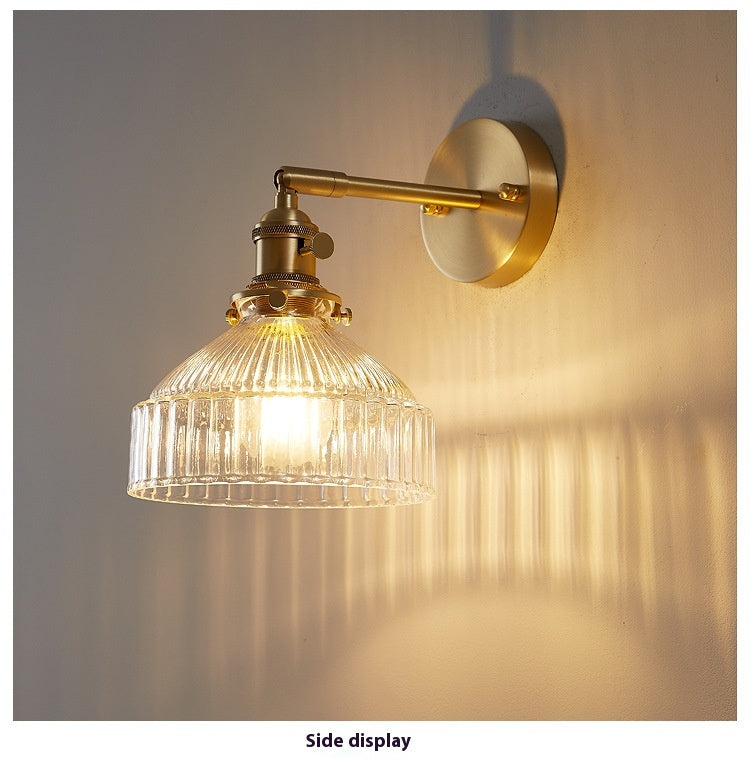 KyotoBrass Vintage Glass Pendant Chandelier
