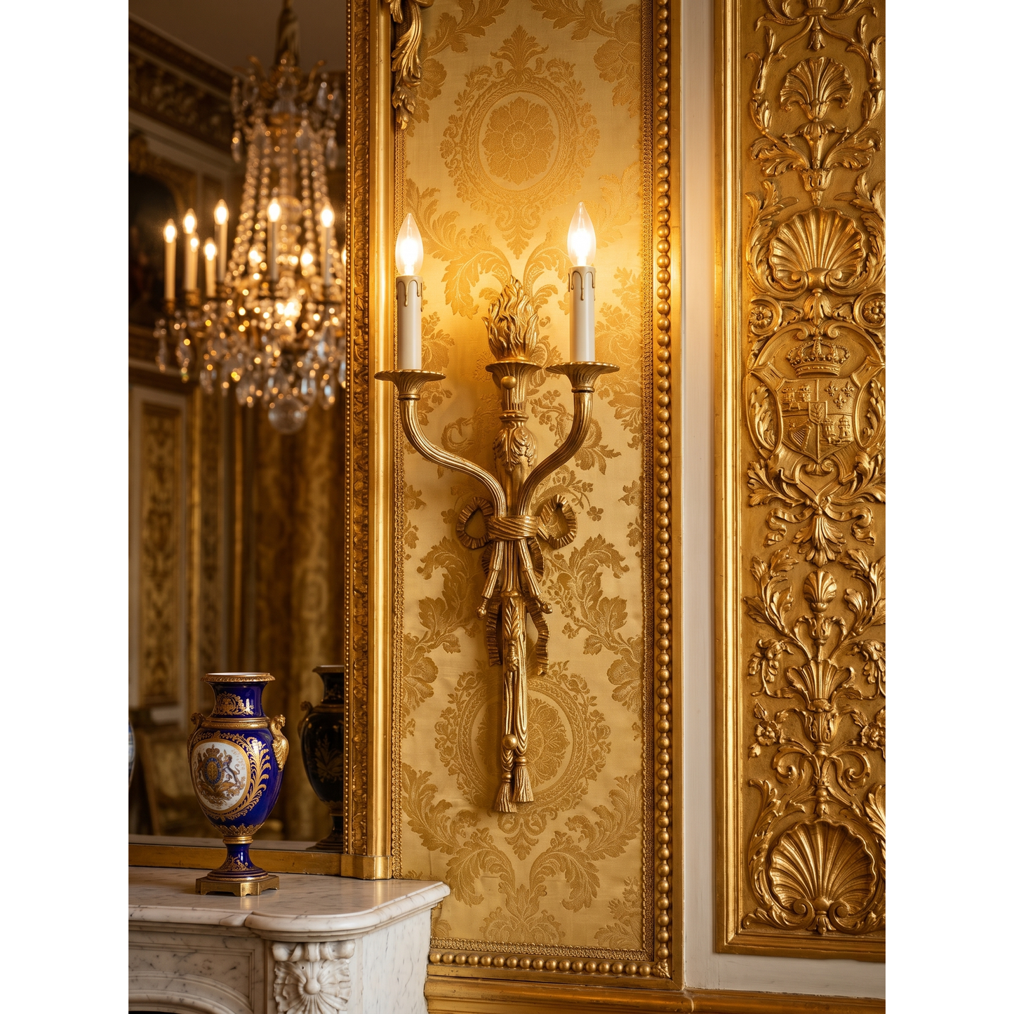 Madeleine Brass Wall Lamp