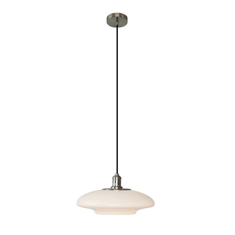 MilkyGlow Glass Pendant Ceiling Light