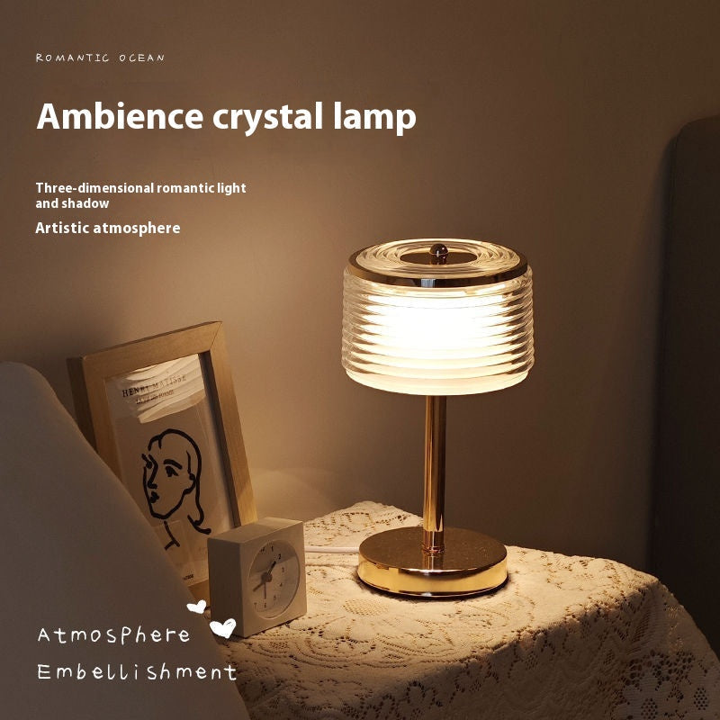 Minimalist Crystal Accent Night Lamp