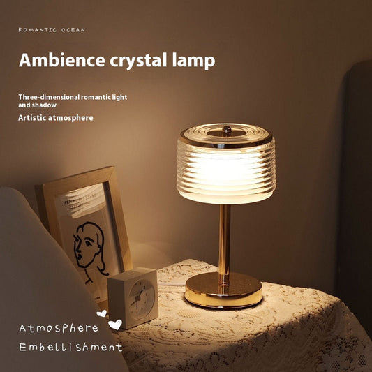 Minimalist Crystal Accent Night Lamp