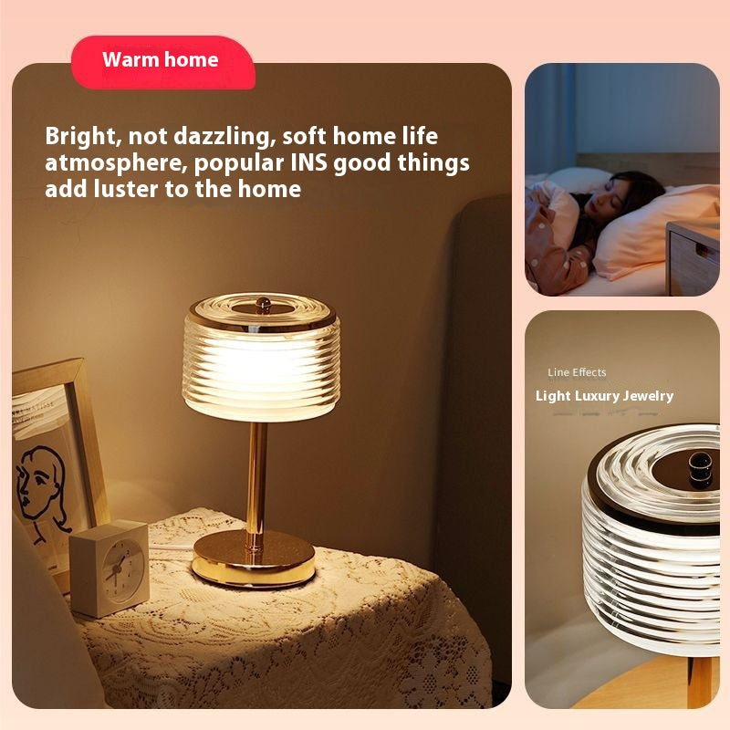 Minimalist Crystal Accent Night Lamp