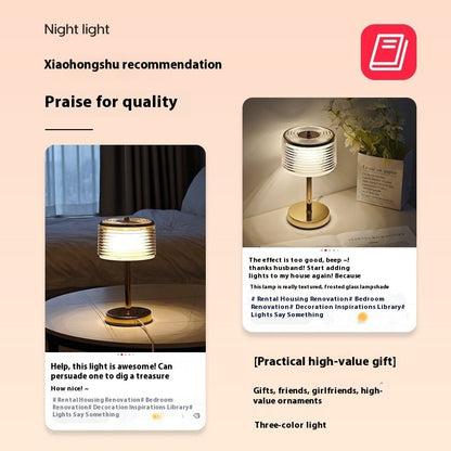 Minimalist Crystal Accent Night Lamp