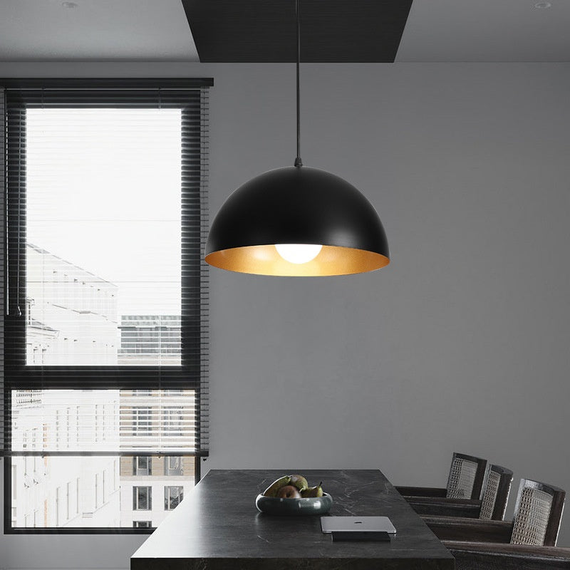 Minimalist Iron LED Pendant Light Series