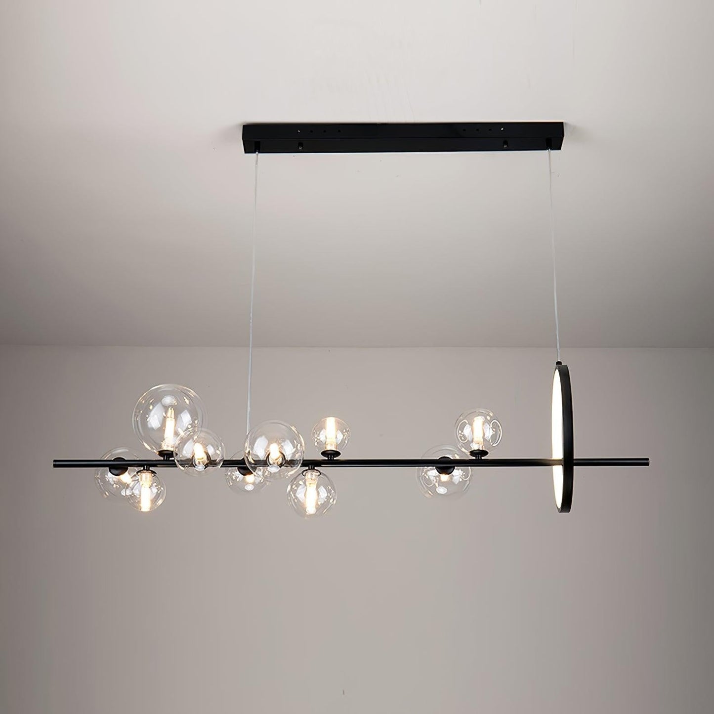 Mita Nordic Glass Bubble Chandelier