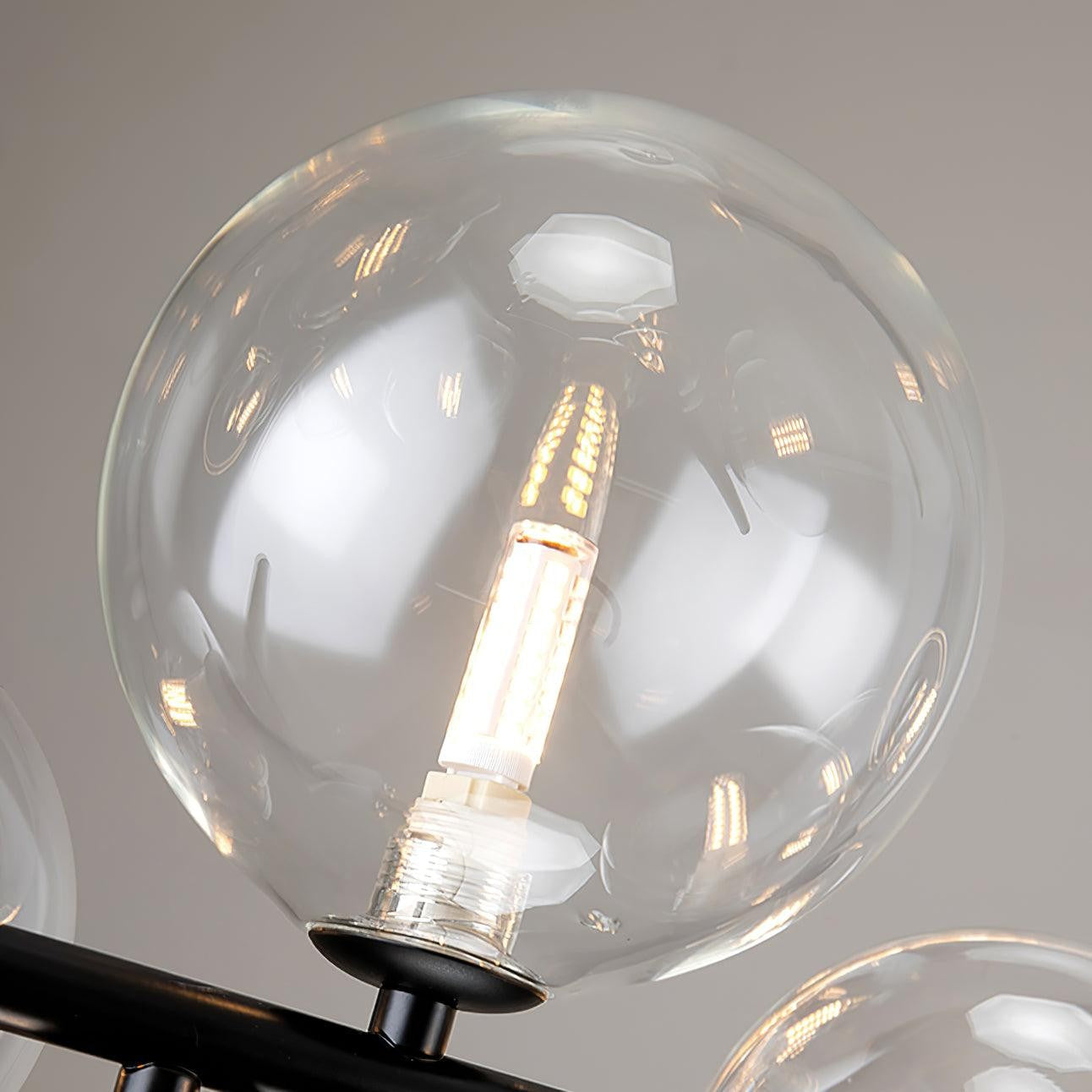 Mita Nordic Glass Bubble Chandelier