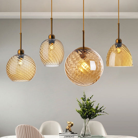 Modern Glass Ambient Pendant Light Collection