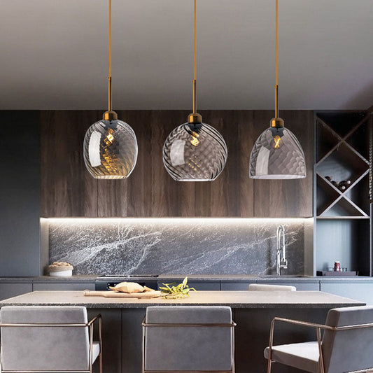 Modern Glass Ambient Pendant Light Collection