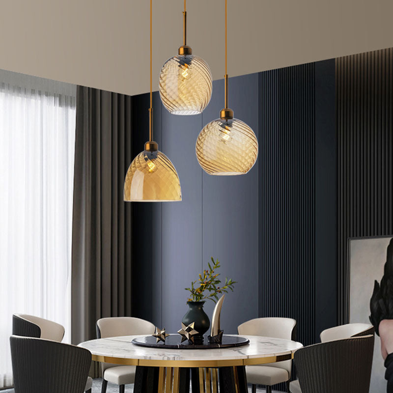 Modern Glass Ambient Pendant Light Collection
