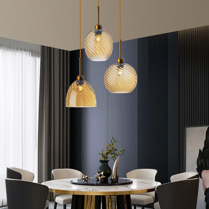 Modern Glass Ambient Pendant Light Collection