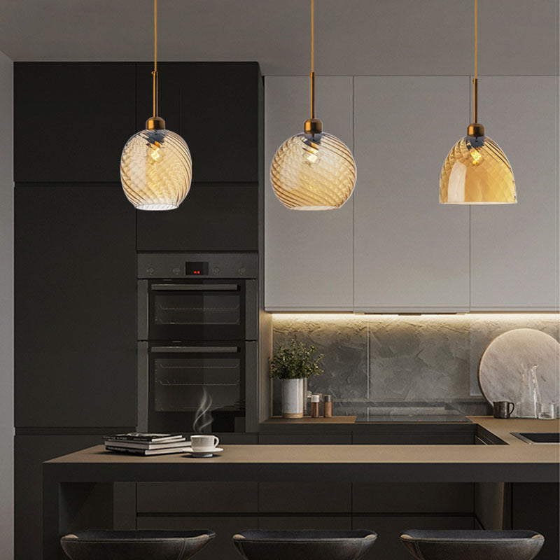Modern Glass Ambient Pendant Light Collection