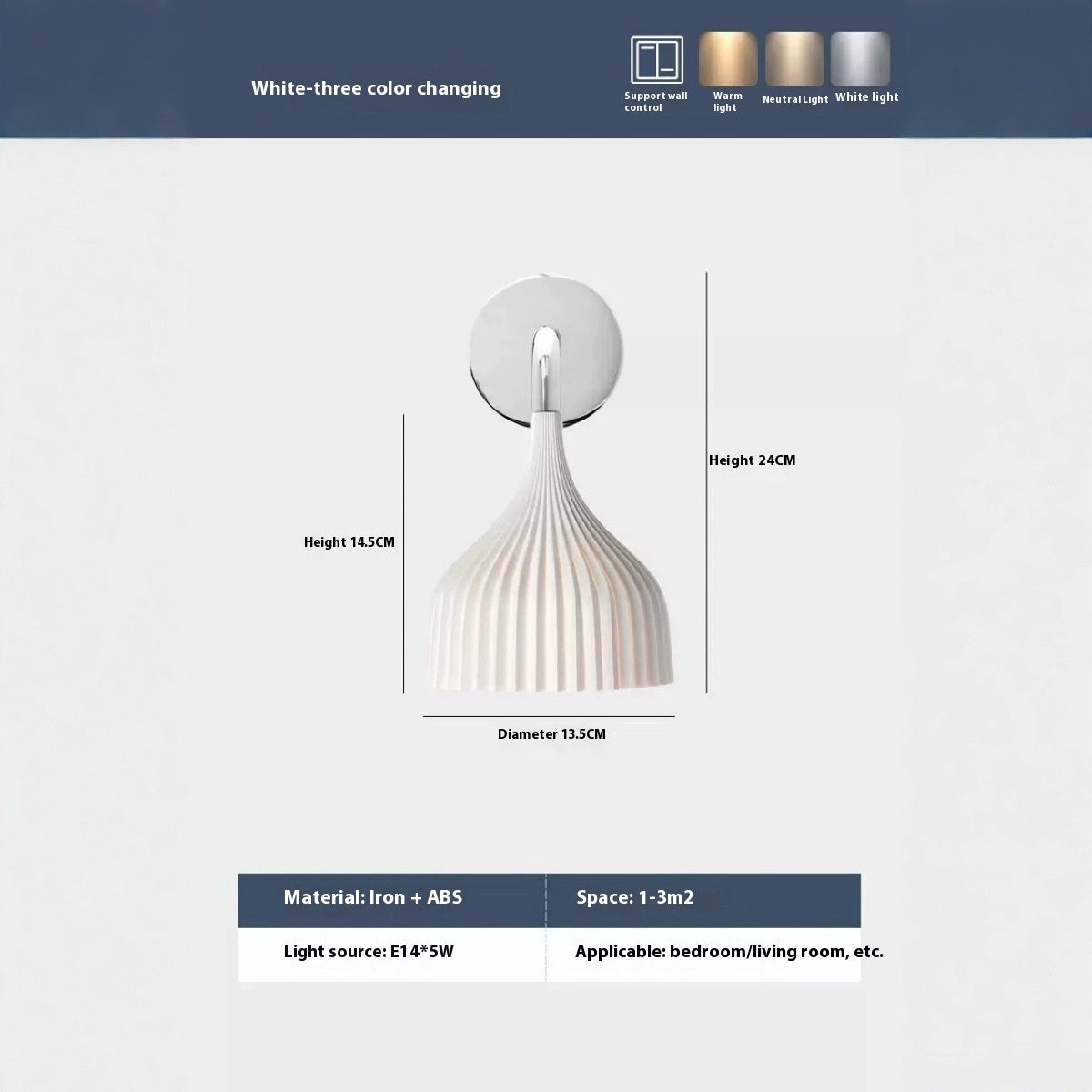 Nordic Acrylic Ambient Wall & Ceiling Light