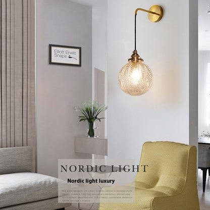 Nordic Glass Drop Pendant Light