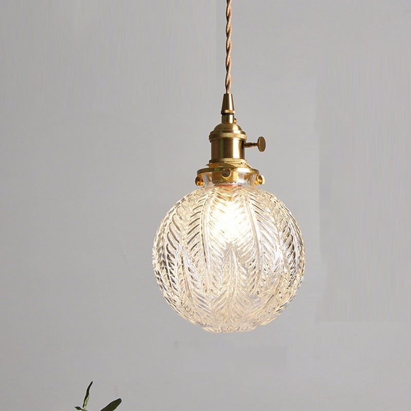 Nordic Glass Drop Pendant Light