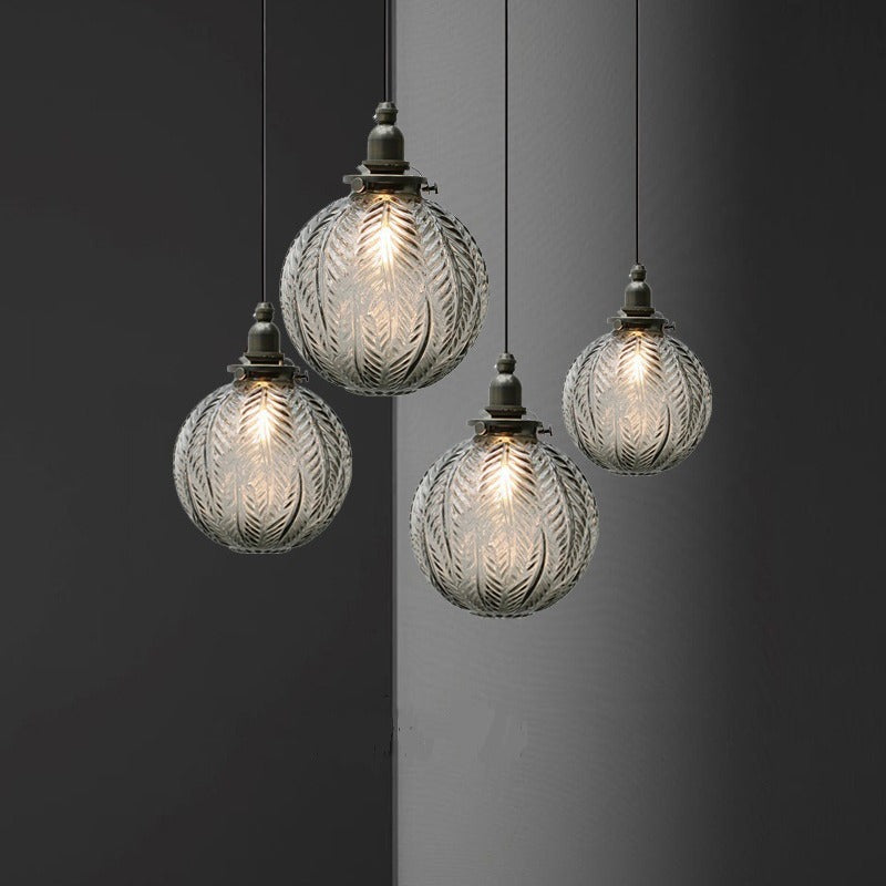 Nordic Glass Drop Pendant Light