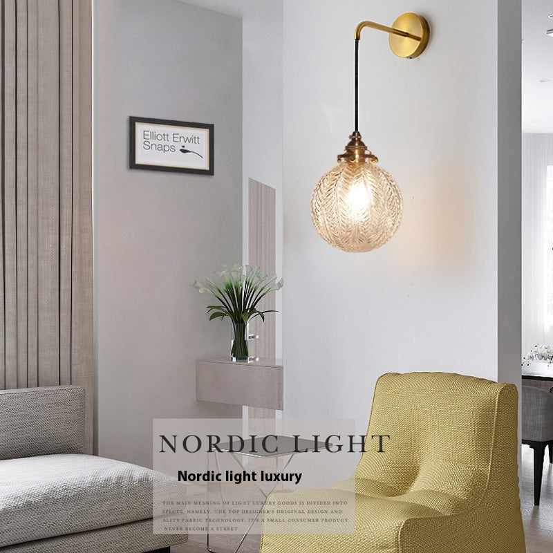 Nordic Glass Drop Pendant Light