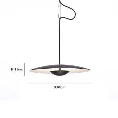 Nordic Halo Disc Pendant Chandelier