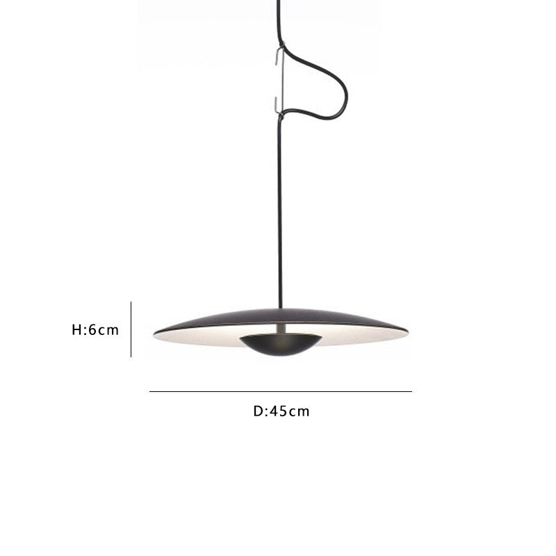 Nordic Halo Disc Pendant Chandelier
