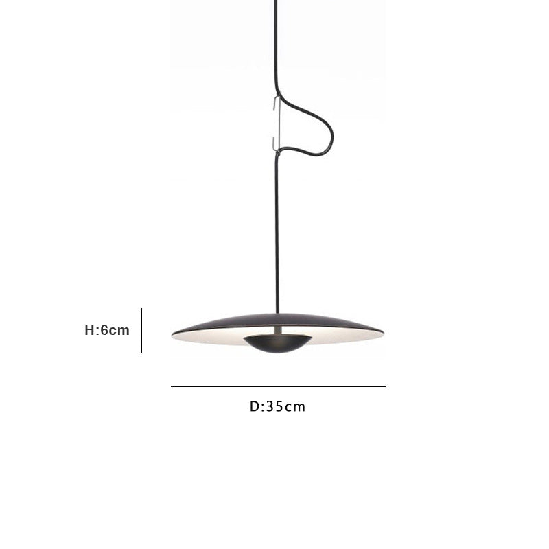 Nordic Halo Disc Pendant Chandelier