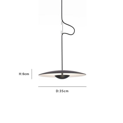 Nordic Halo Disc Pendant Chandelier