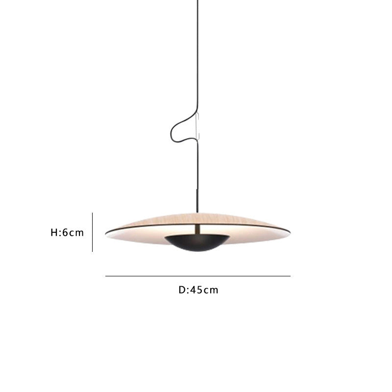 Nordic Halo Disc Pendant Chandelier