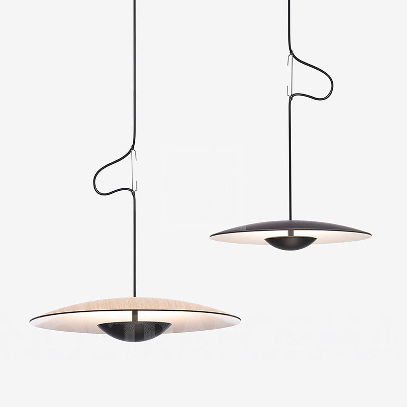 Nordic Halo Disc Pendant Chandelier
