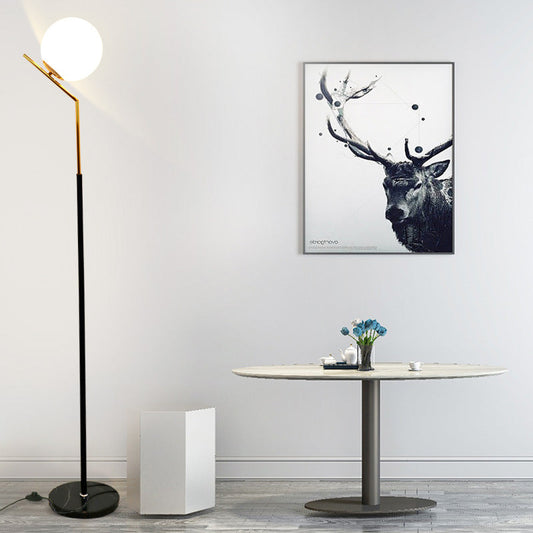 Nordic Slim Floor Lamp with Warm Glow