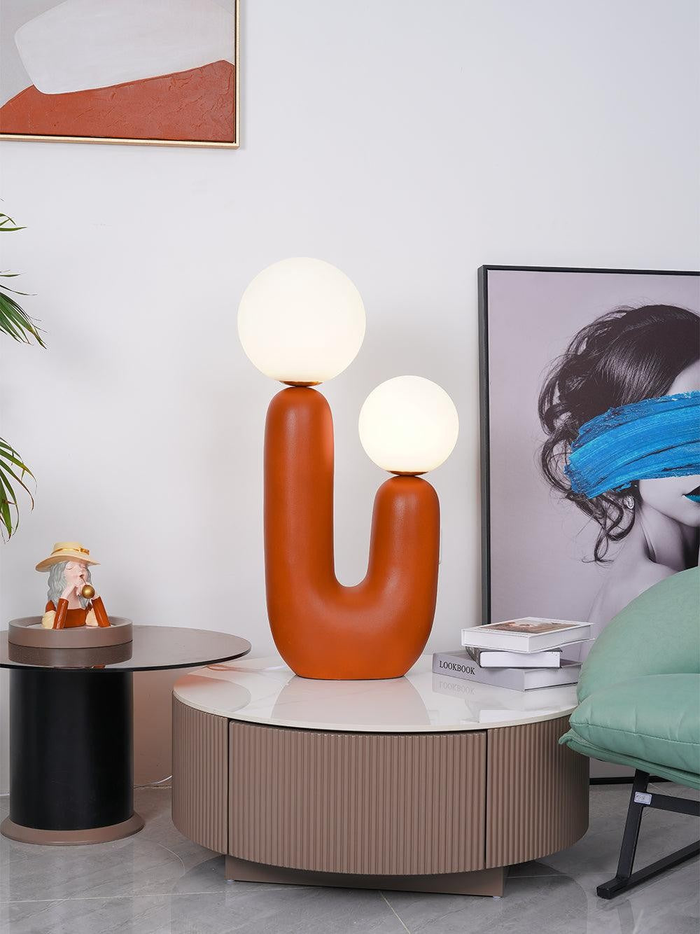 Oo Hand-Built Ceramic Statement Table Lamp