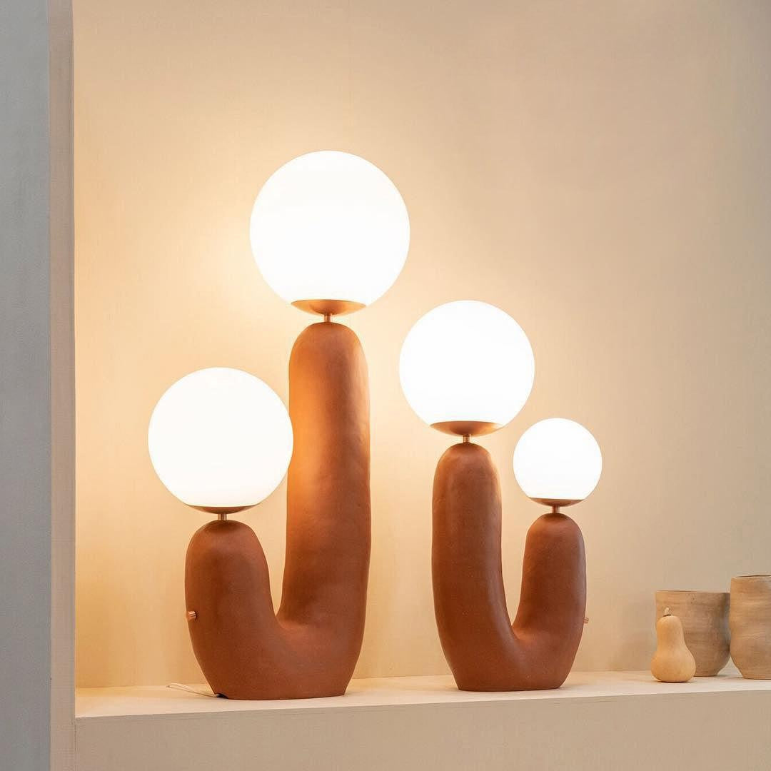 Oo Hand-Built Ceramic Statement Table Lamp