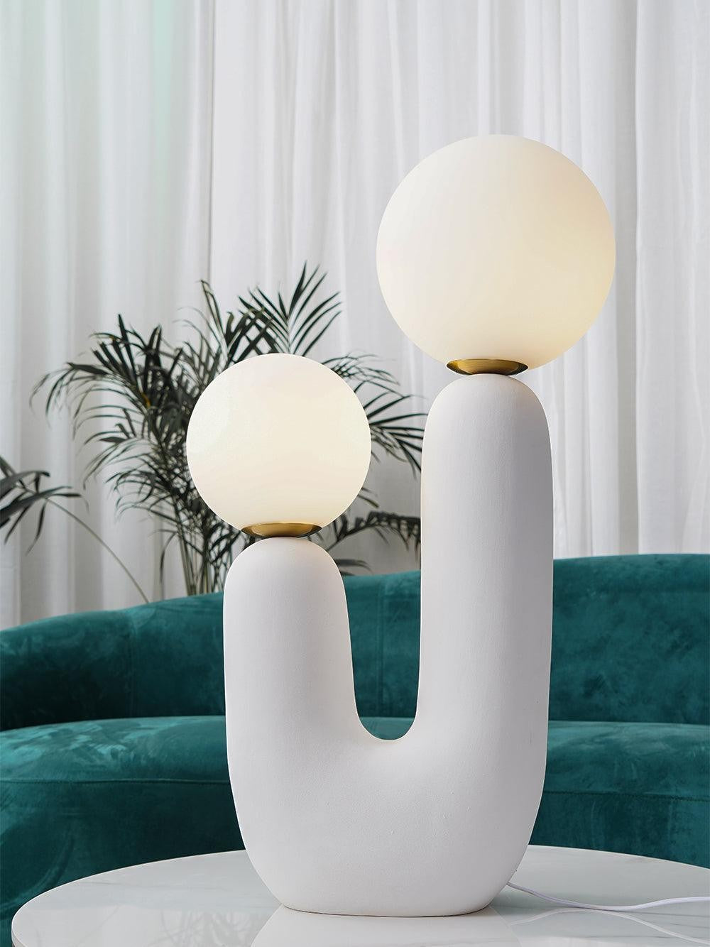 Oo Hand-Built Ceramic Statement Table Lamp