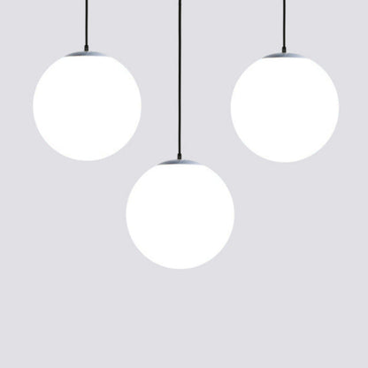 Orbital Glass Sphere Pendant Light