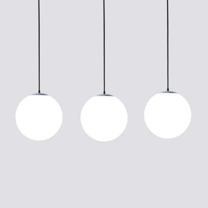 Orbital Glass Sphere Pendant Light
