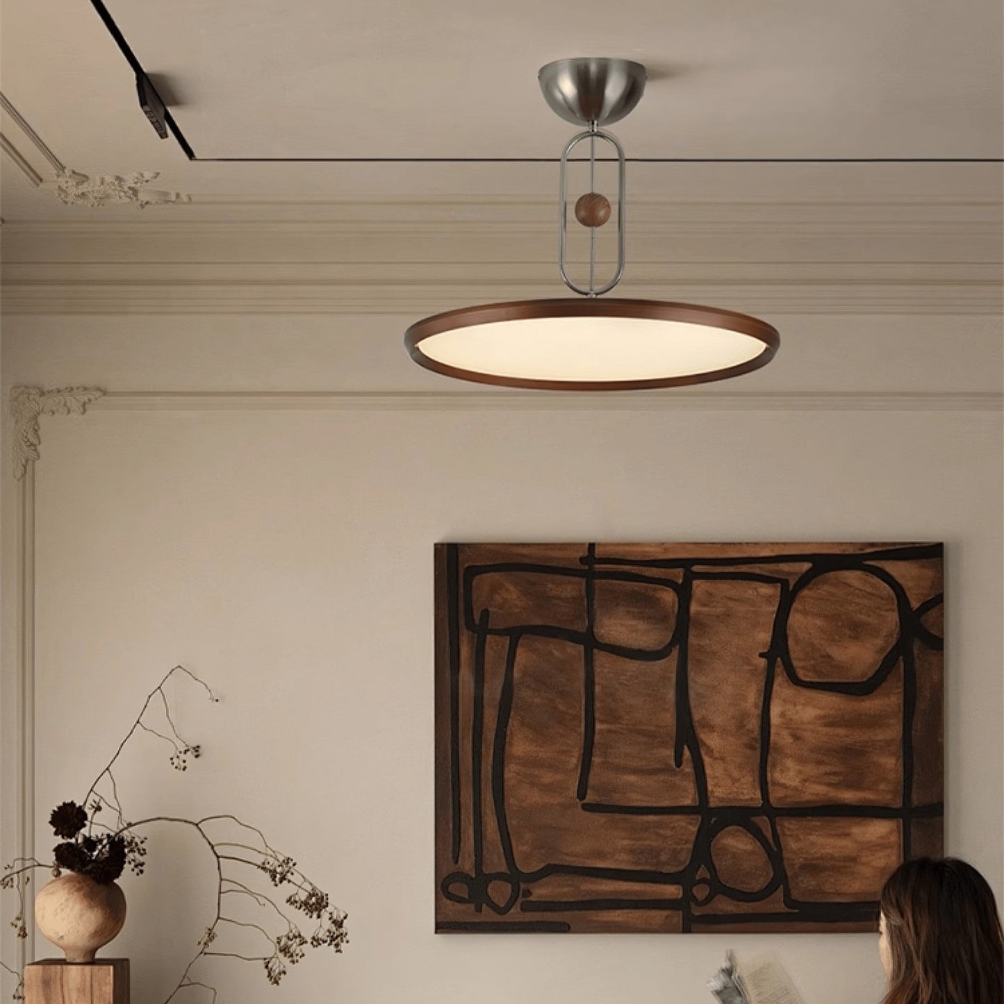 Orbito Modern Semi-Flush Ceiling Light