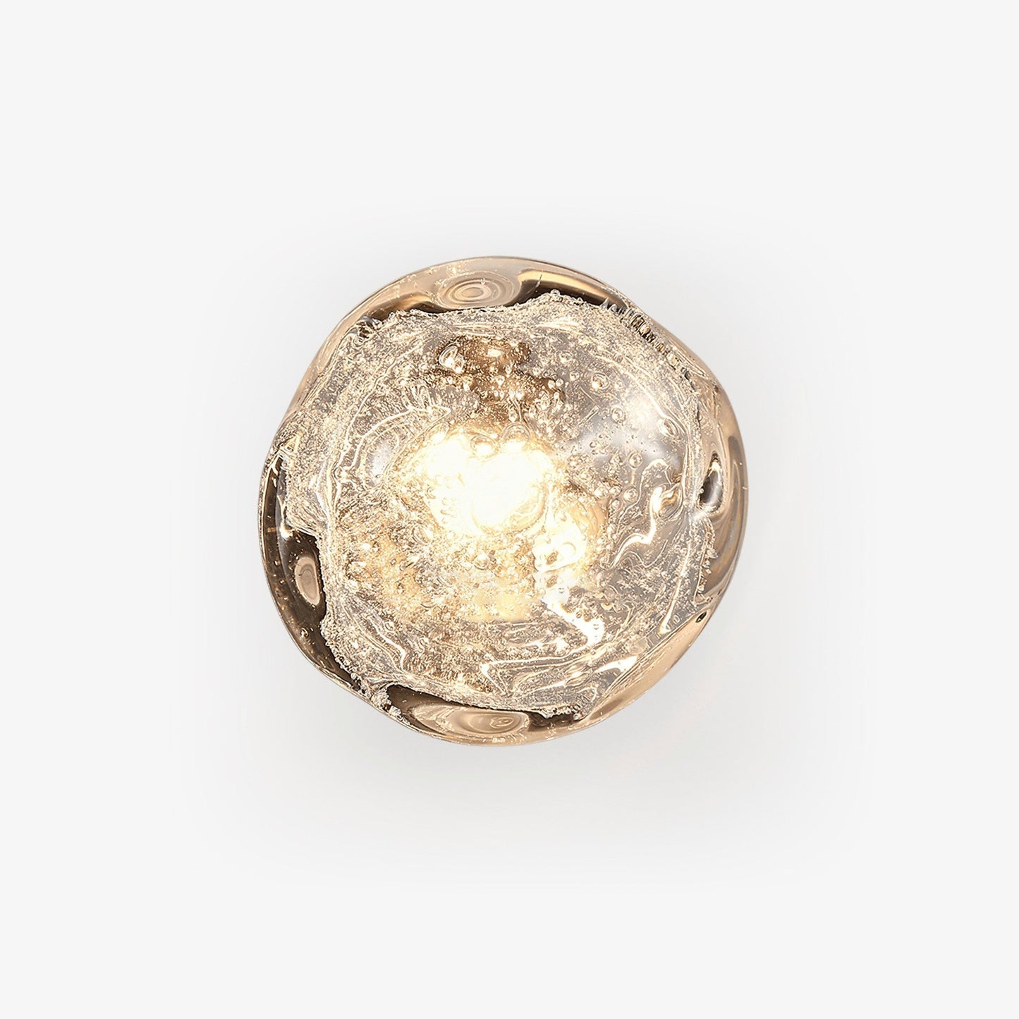 Orrin Molten Glass Wall Light