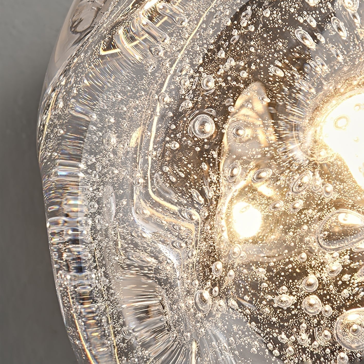 Orrin Molten Glass Wall Light