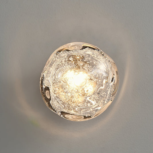 Orrin Molten Glass Wall Light
