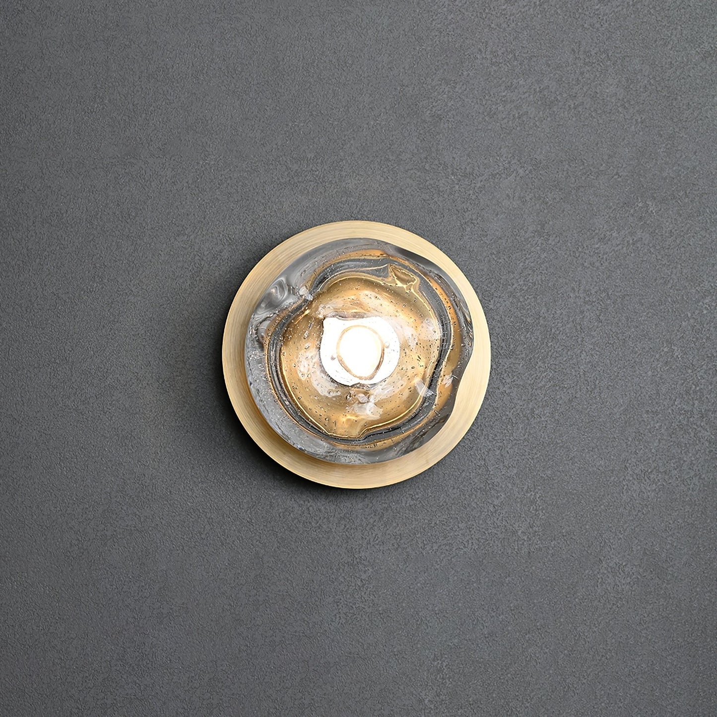 Orrin Molten Glass Wall Light