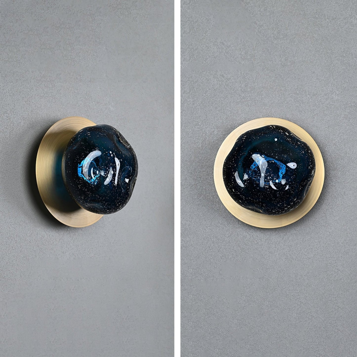 Orrin Molten Glass Wall Light