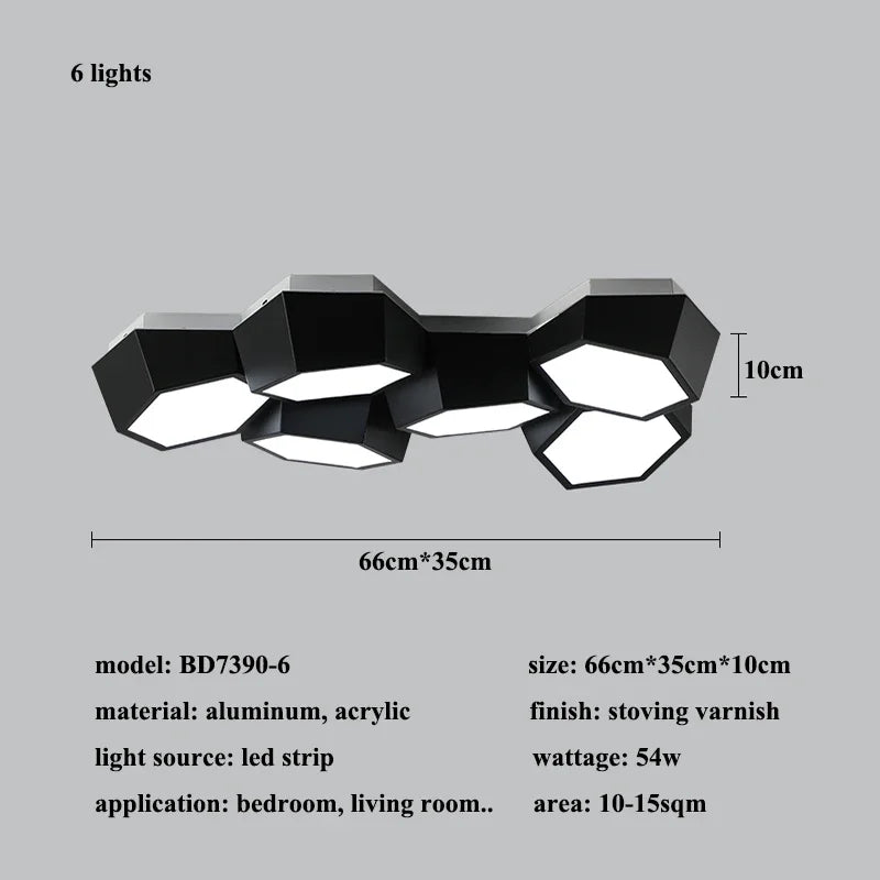 PureGlow Modern LED Flush Ceiling Light