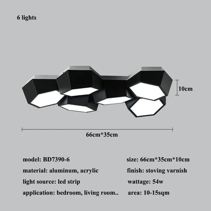 PureGlow Modern LED Flush Ceiling Light