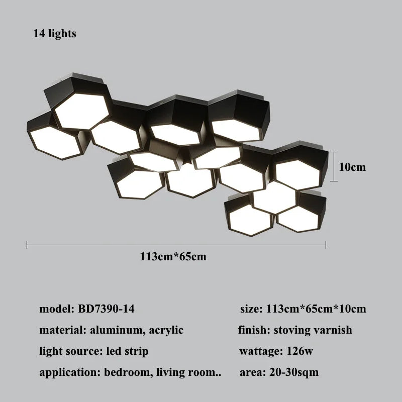 PureGlow Modern LED Flush Ceiling Light