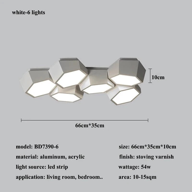 PureGlow Modern LED Flush Ceiling Light