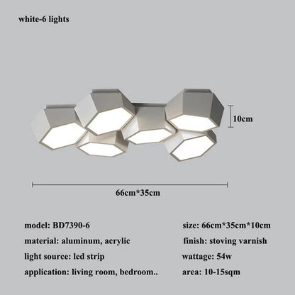 PureGlow Modern LED Flush Ceiling Light