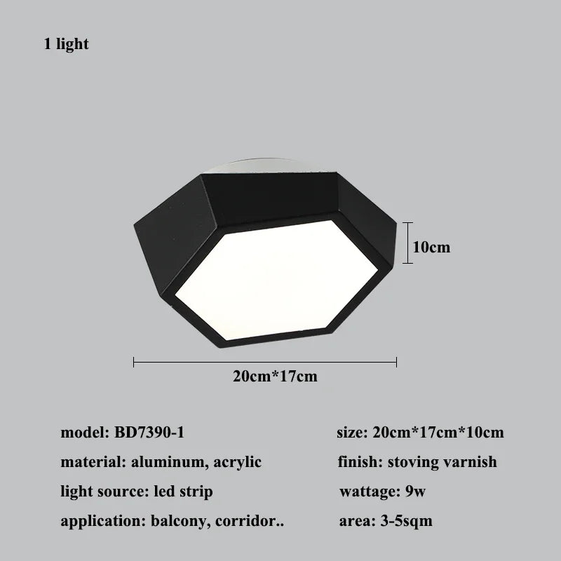 PureGlow Modern LED Flush Ceiling Light
