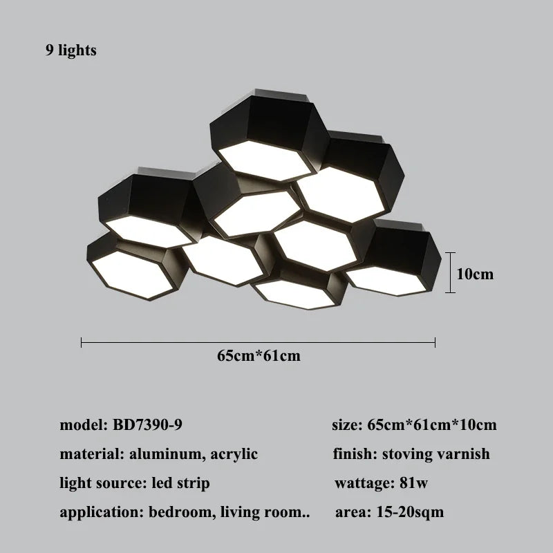 PureGlow Modern LED Flush Ceiling Light